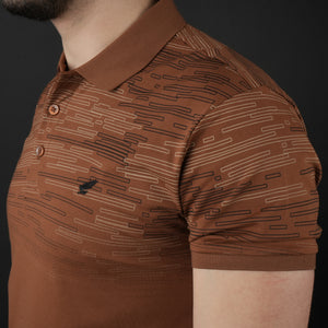 Tricou Polo pentru bărbați - Ares - SIMBA - Cărămiziu