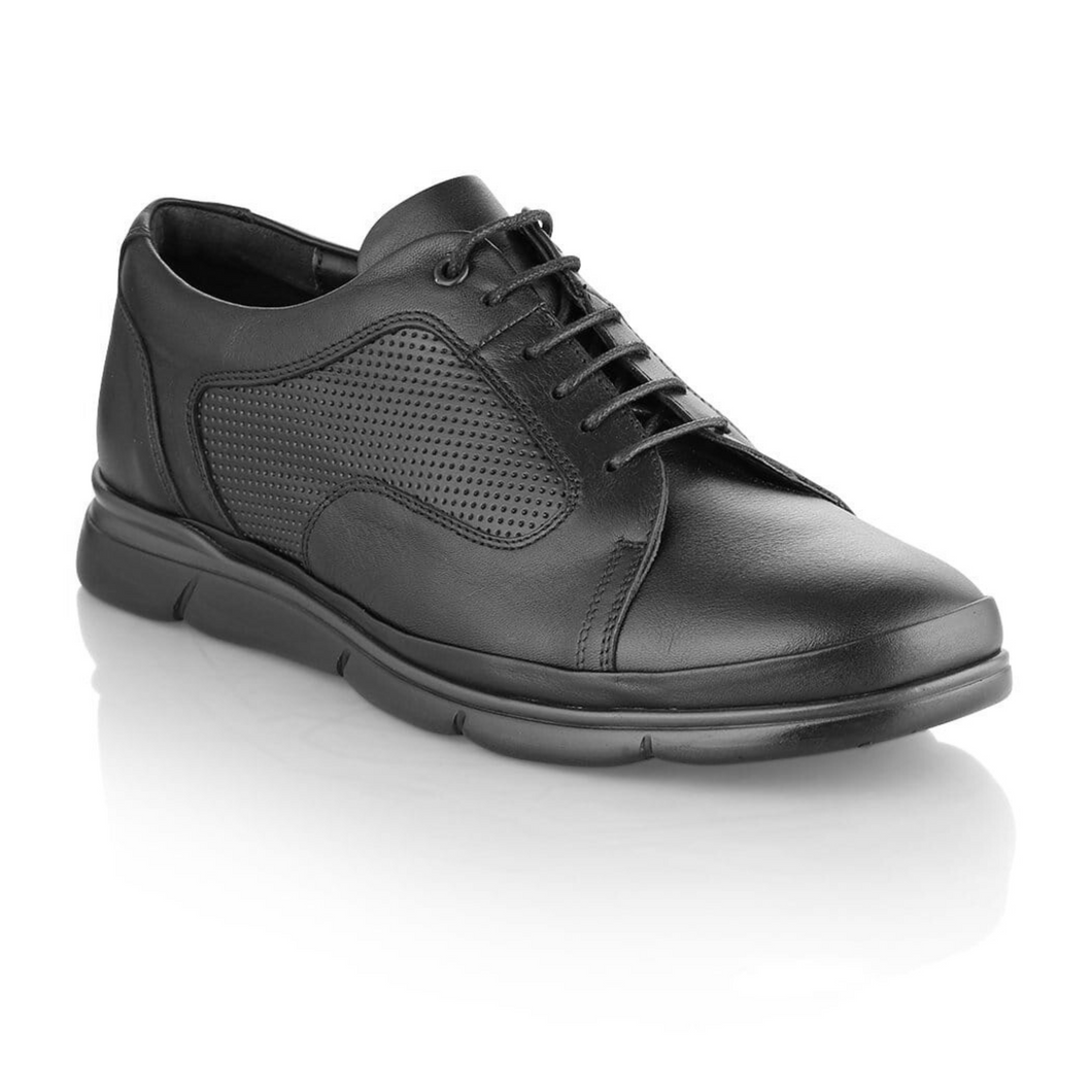 Pantofi barbatesti din piele - UltraConfort II - Negru