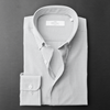 a black and white photo of a dress shirt